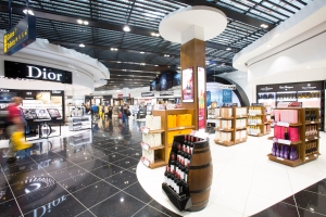 Photos of JHP's work for World Duty Free at London's Stansted Airport